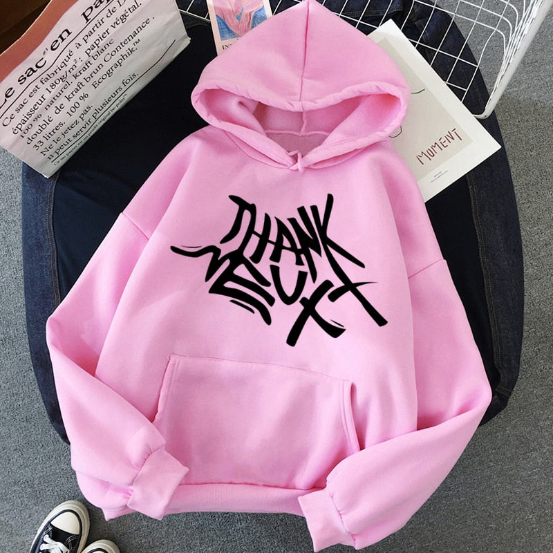 Women's Ariana Grande Thank You Next Harajuku Graphic Hoodie W