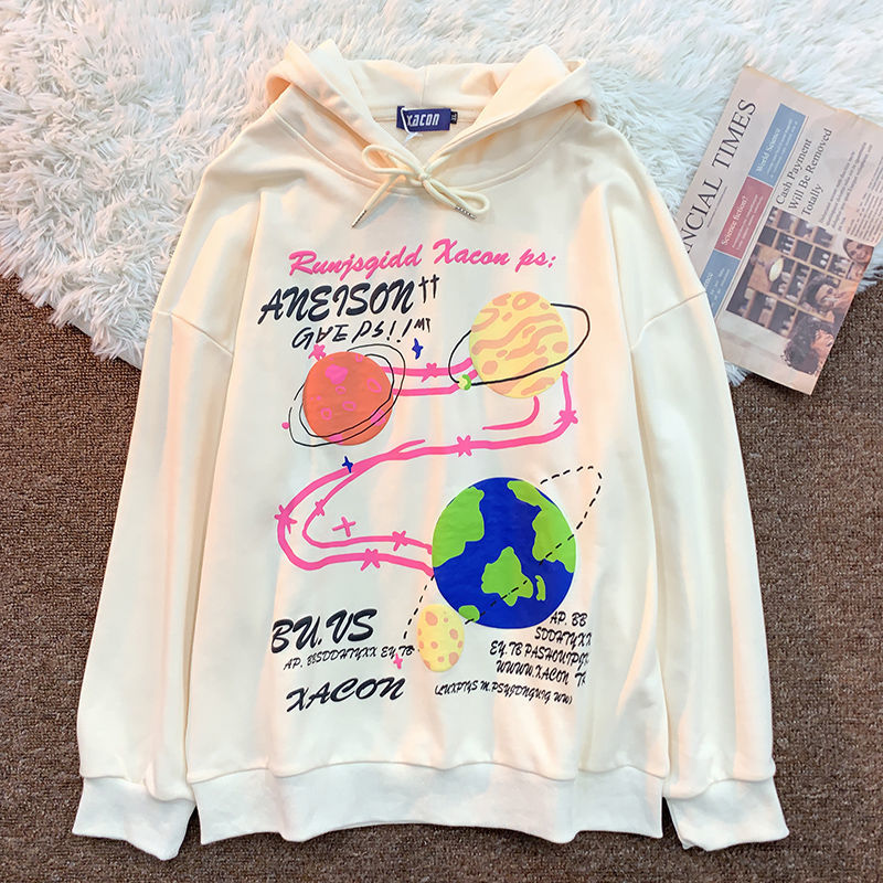 Womens Letter Printing Autumn New Fashion Streetwear