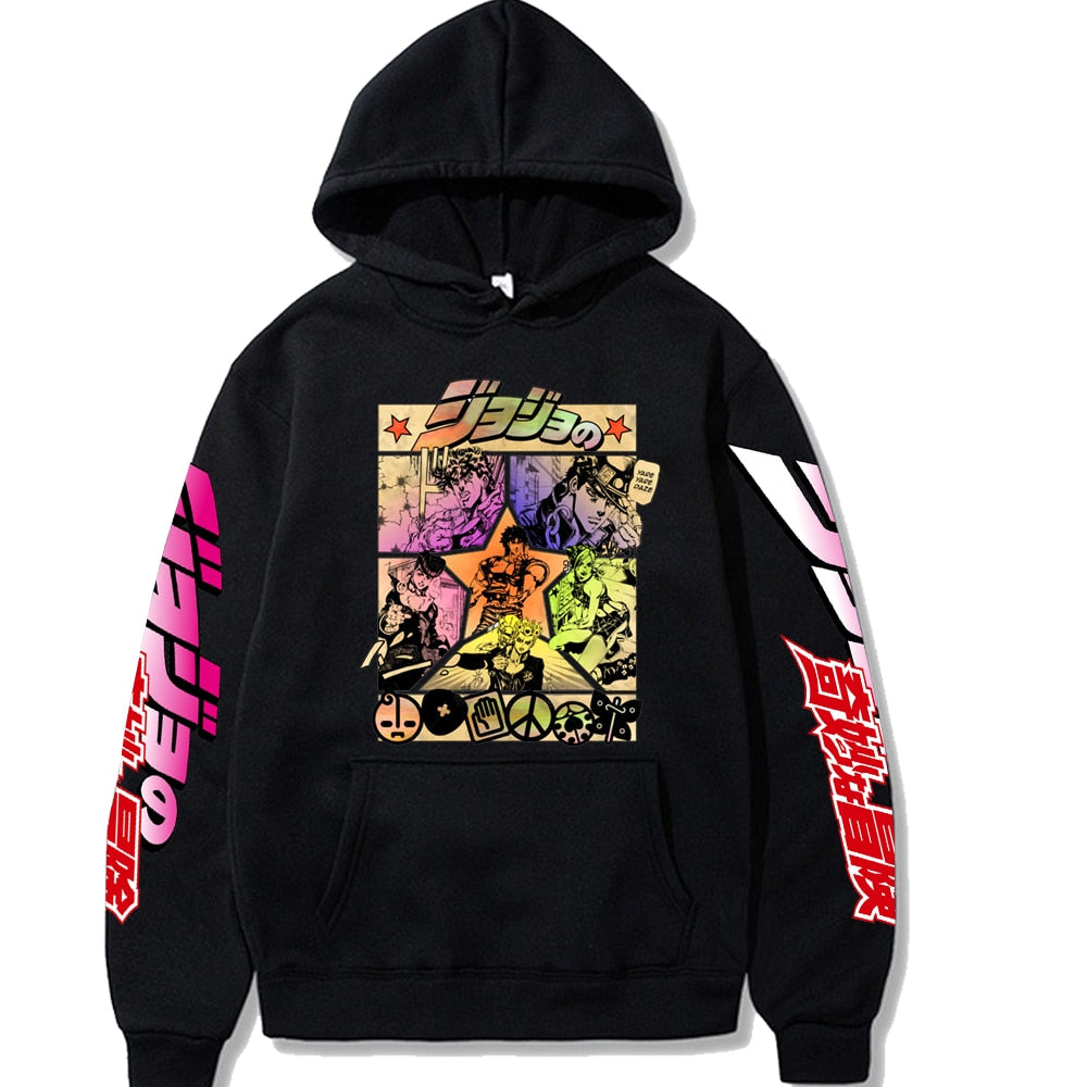 Harajuku JOJO's Bizarre Adventure Unisex Hoodie