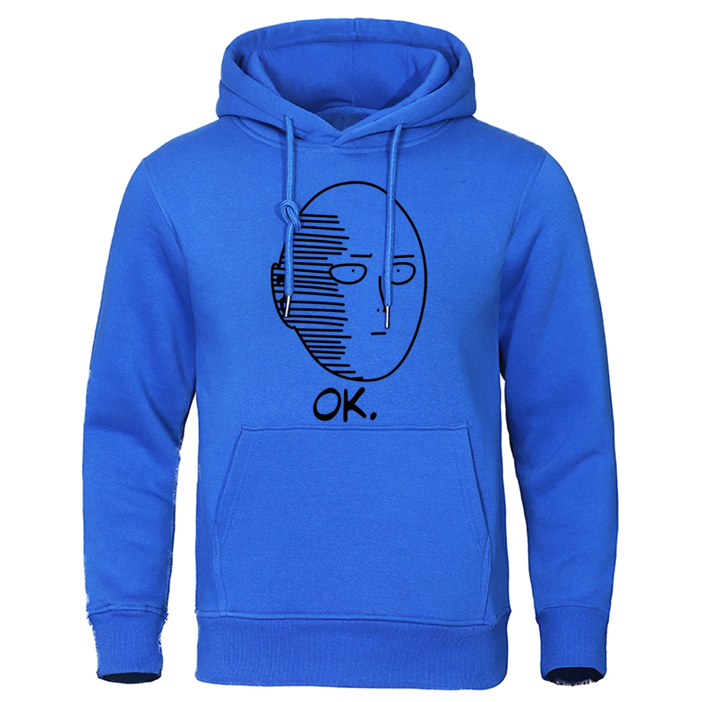 Mens Casual Hooded Sweatshirt One Punch Man Hoodie