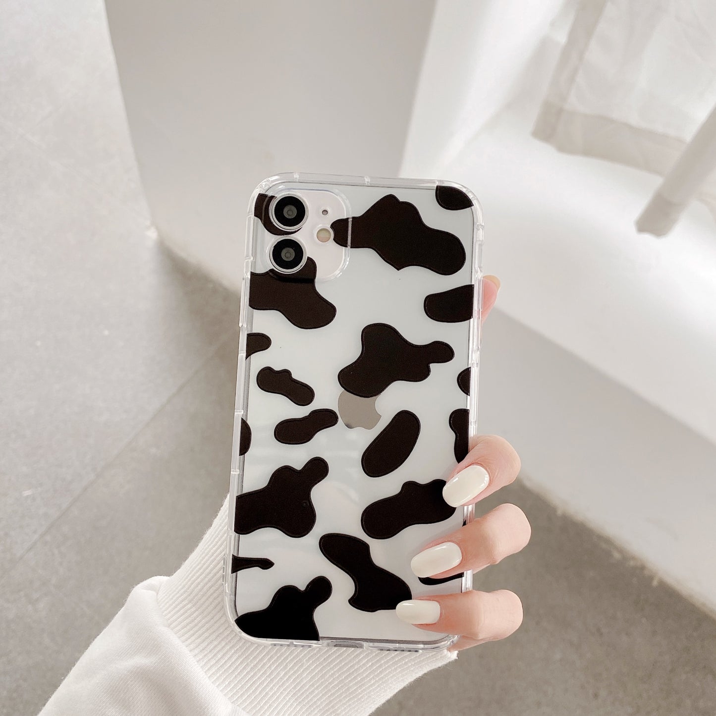 INS zebra cow partern phone case for iphone