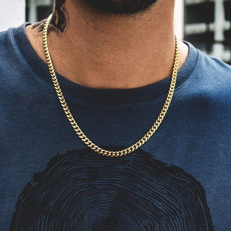 Vnox Cuban Chain Necklace for Men