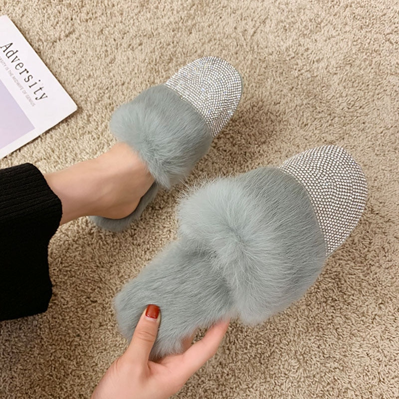 Big Size Slippers Female Ladies Designer Shoes