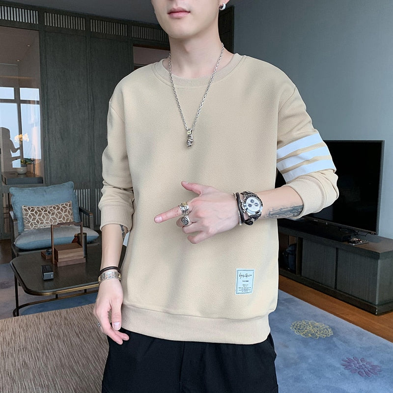 Men Sweatshirt Long Sleeve Clothe Korean Style