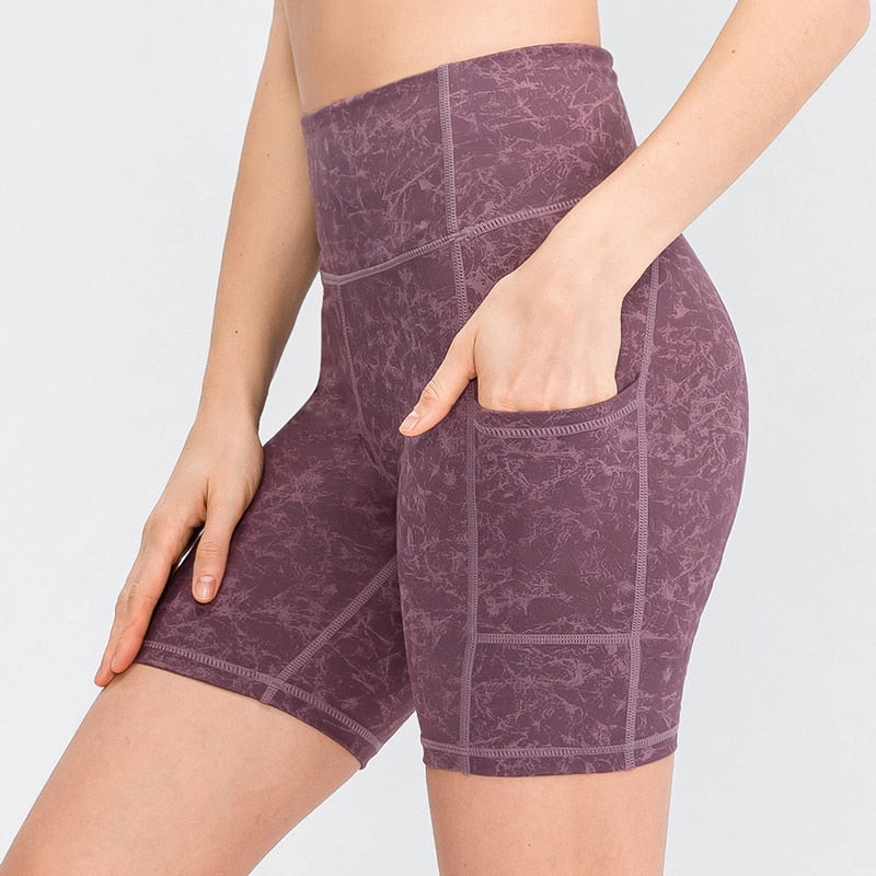 Women's Yoga Shorts with Pocket