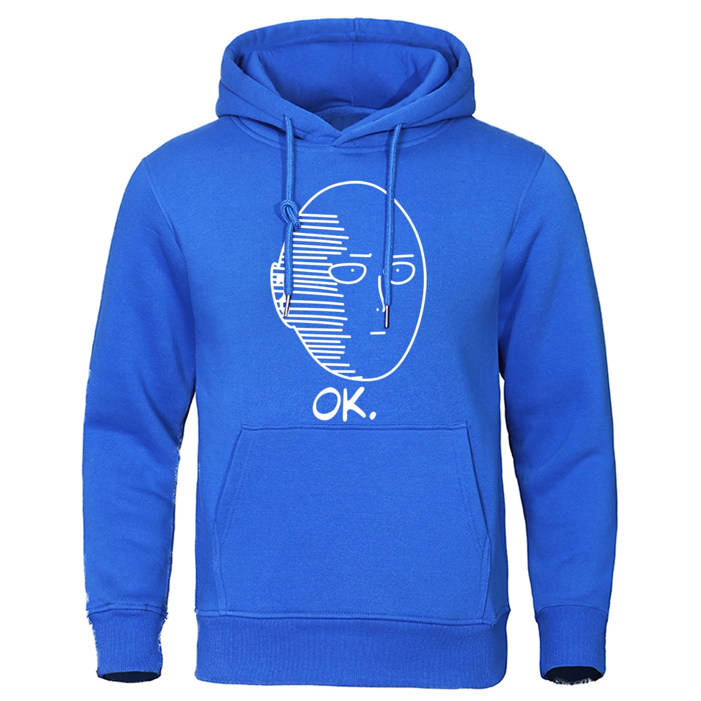 Mens Casual Hooded Sweatshirt One Punch Man Hoodie