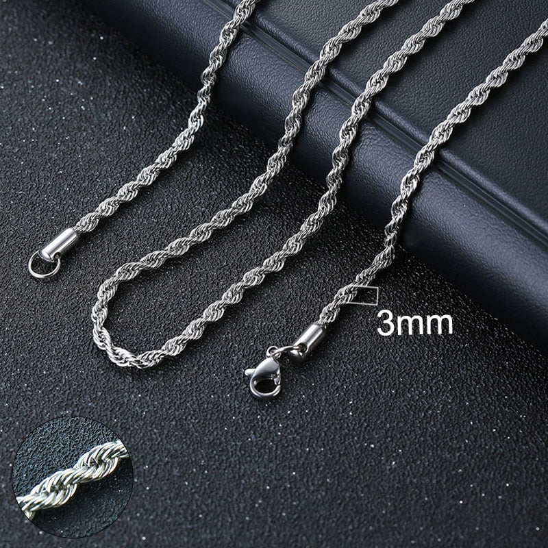 Vnox Cuban Chain Necklace for Men