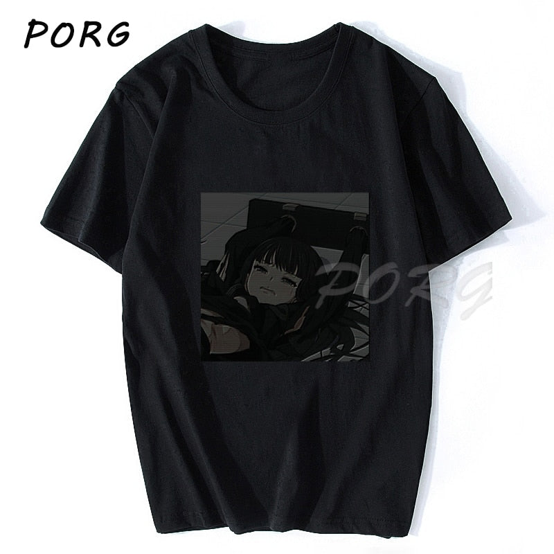 Men's Sad Retro Anime Crying Eyes Vaporwave T-Shirt