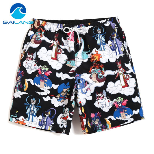 Mens Gailang Brand Casual Beach Board Shorts