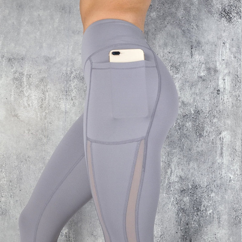 Womens CHRLEISURE High Waist Pocket Leggings