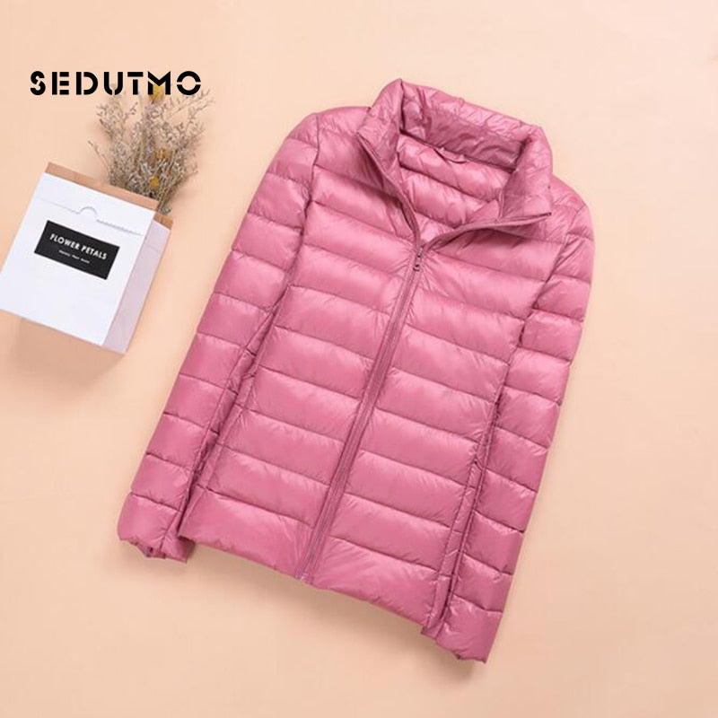 SEDUTMO Womens Ultra-Light Winter Puffer Jacket