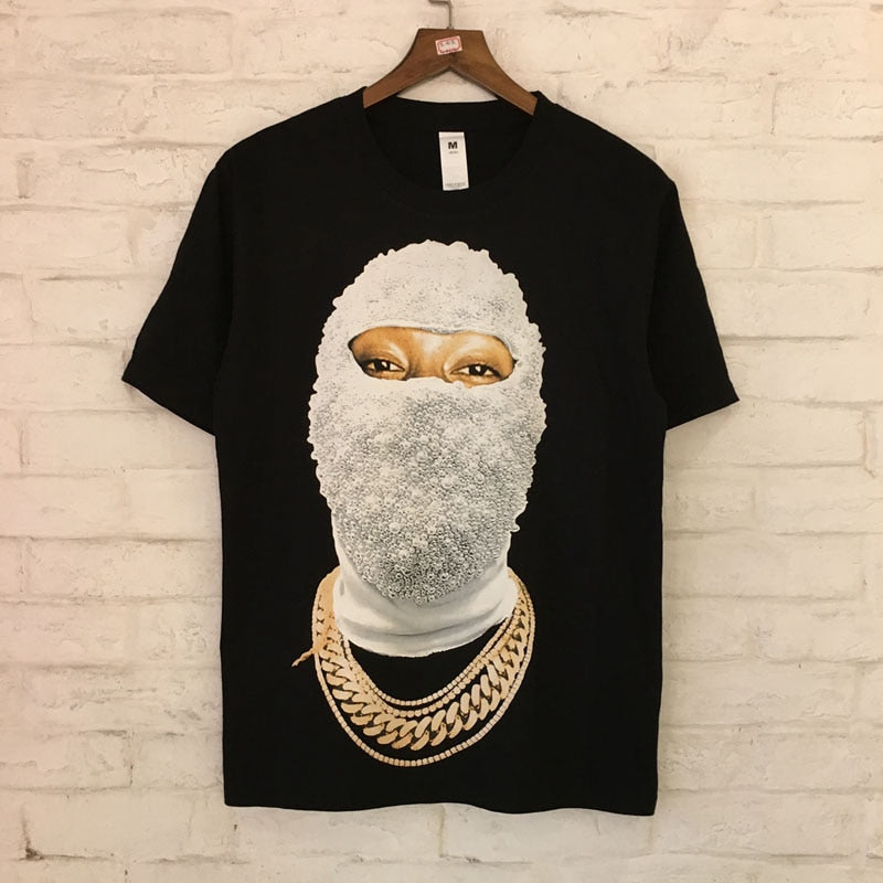 Hip Hop Streetwear Diamond Masked 3D T Shirts