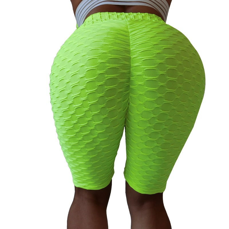 Women High Waist Workout Running Leggin Shorts