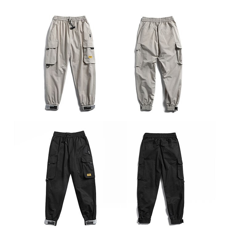 Men Pocket Cargo Pants Casual Jogger Fashion