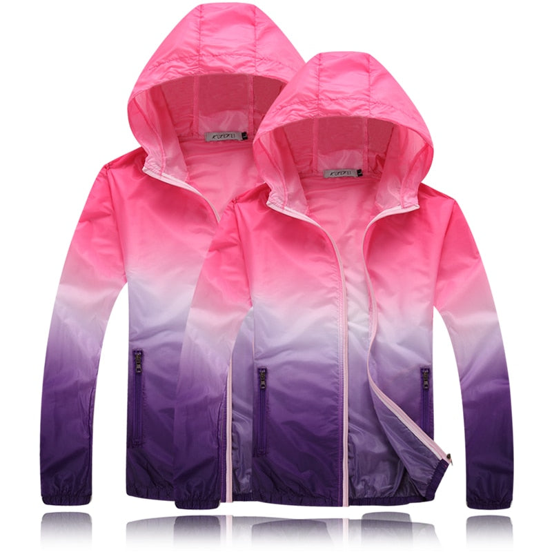 Womens Quick Dry Sun Protection Fashion Windbreaker