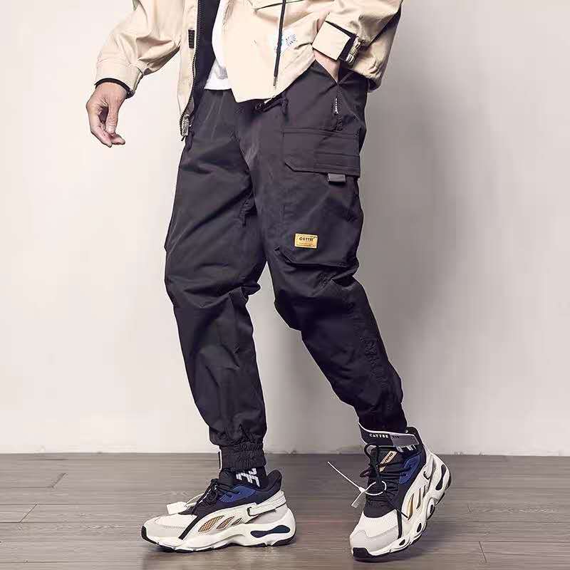 Men Pocket Cargo Pants Casual Jogger Fashion