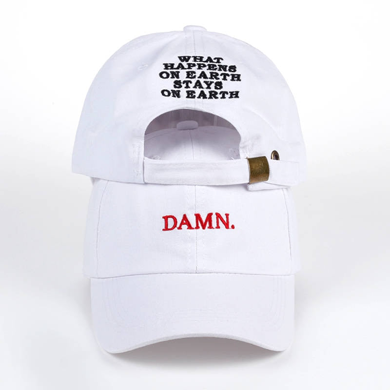 Embroidered DAMN Hip Hop Stitched Kendrick lamar Snapback Baseball Cap