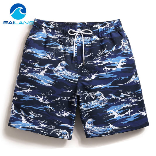 Men Gailang Brand Beach Board Trunks