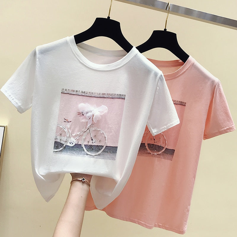 Female Summer Casual Harajuku T Shirt