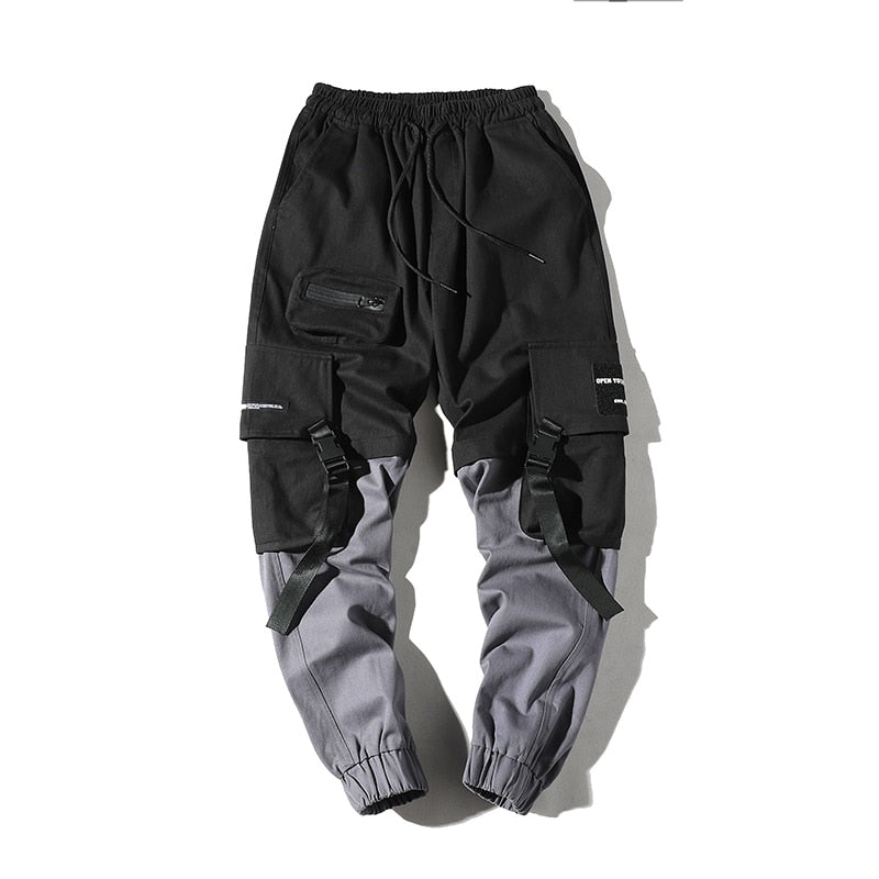 Men Korean Style Streetwear Techwear Pants