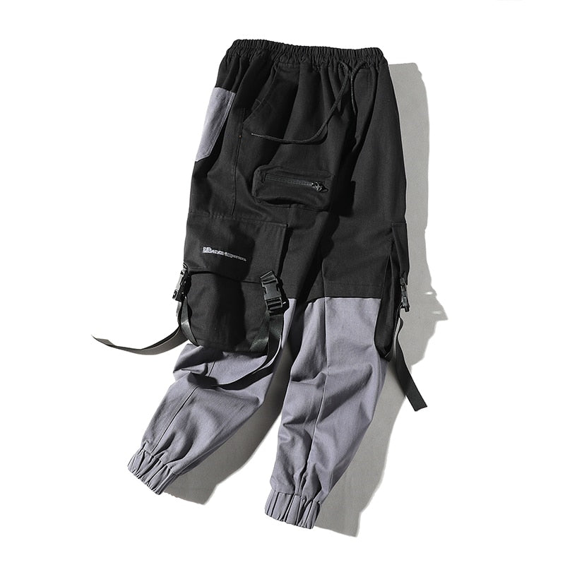 Men Korean Style Streetwear Techwear Pants