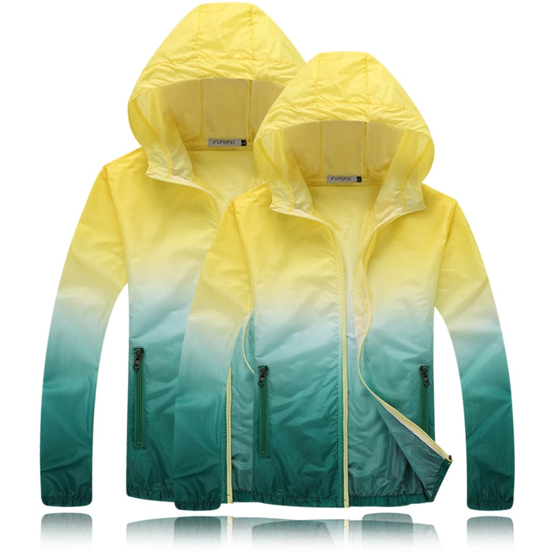 Womens Quick Dry Sun Protection Fashion Windbreaker