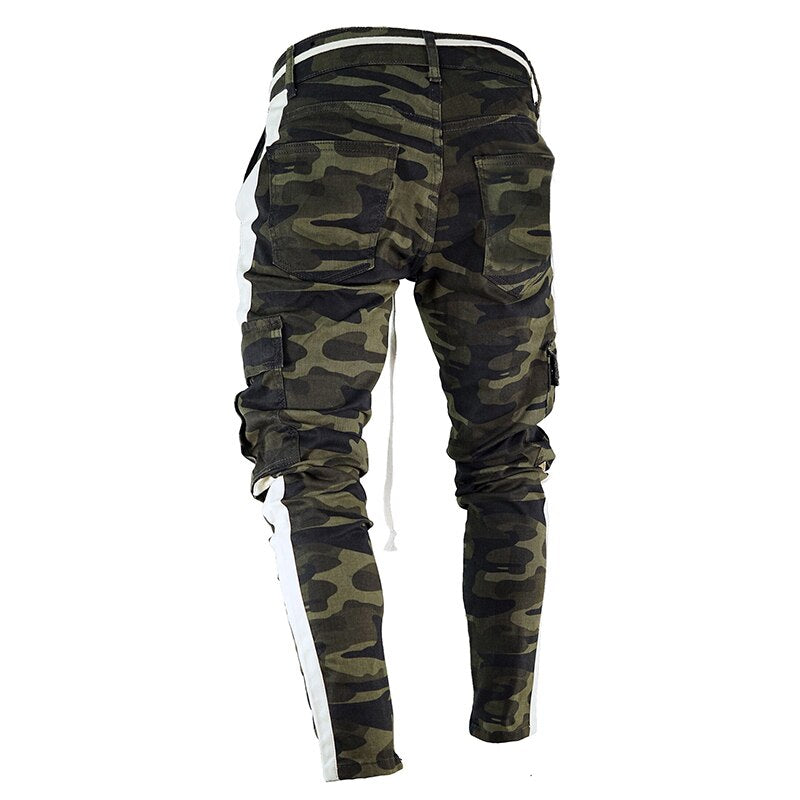 Men's Camouflage Casual Slim Fit Multi-pocket Jogger Pants