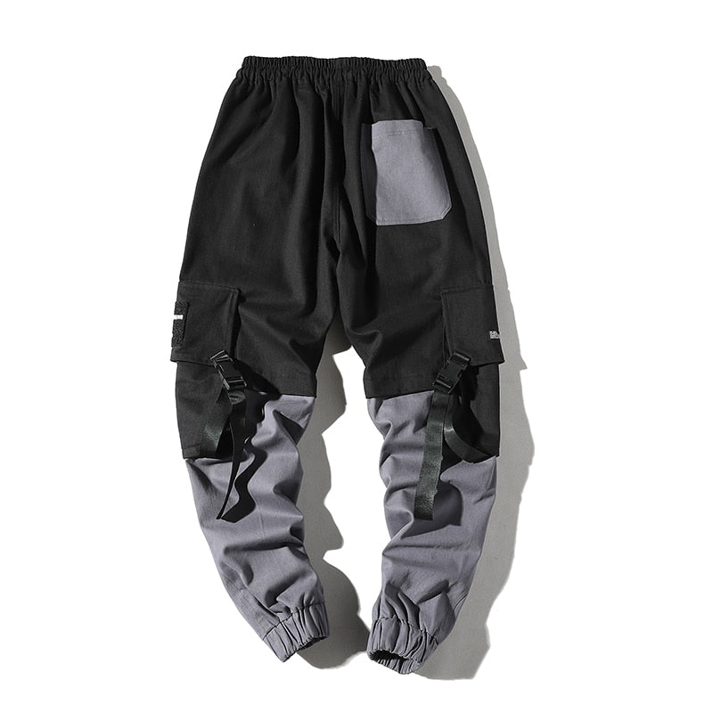 Men Korean Style Streetwear Techwear Pants