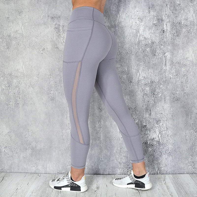 Womens CHRLEISURE High Waist Pocket Leggings