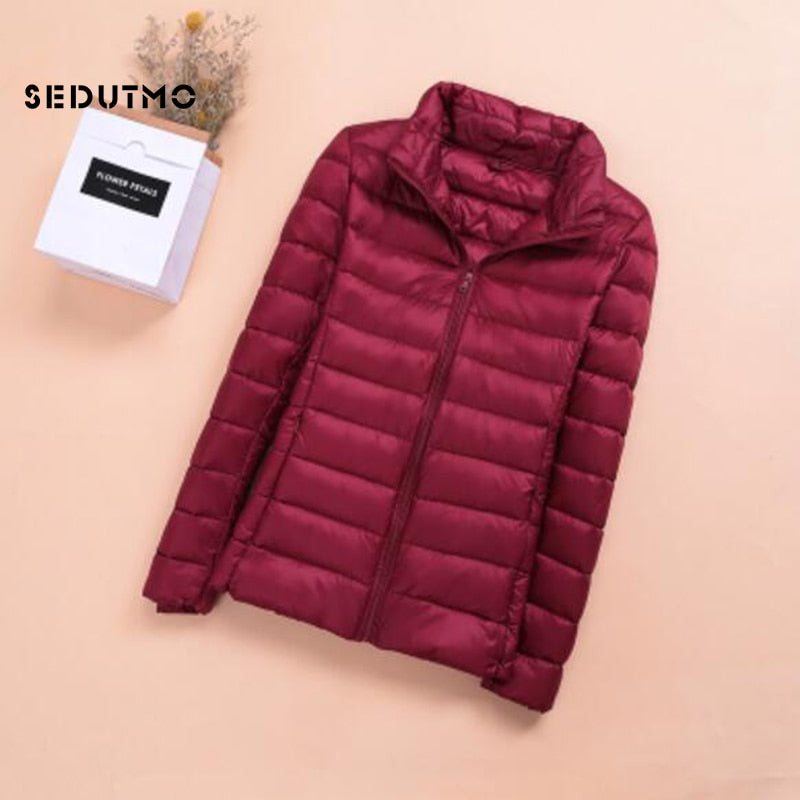 SEDUTMO Womens Ultra-Light Winter Puffer Jacket