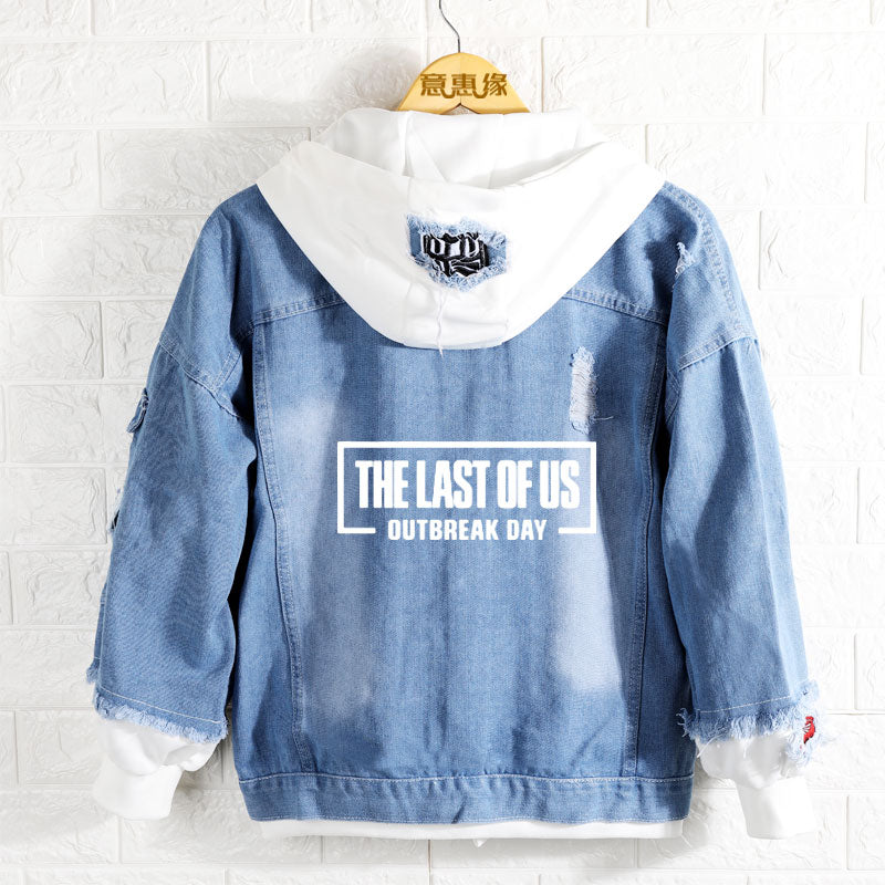 Men's The Last of Us Demin Jacket and hoodie top