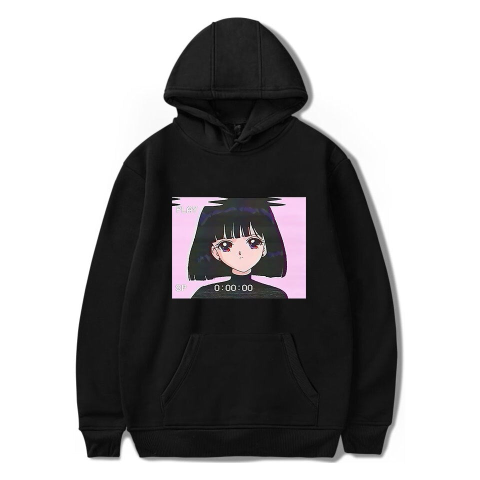 Men's Vaporwave Aesthetics Graphic Hoodie