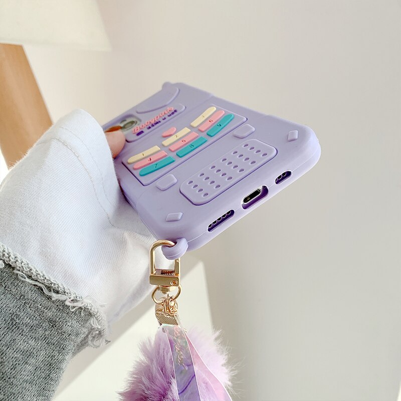 Cute love heart kid girl gift 3D Phone Case For iPhone