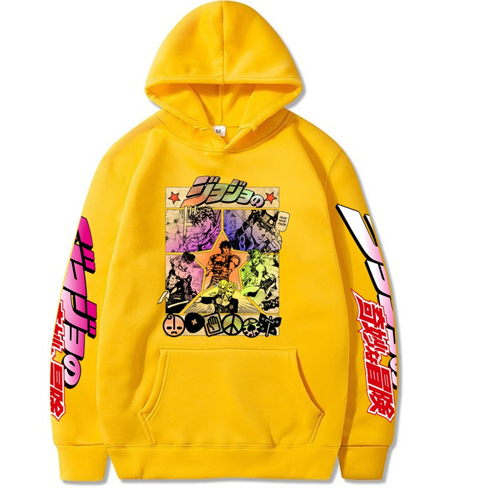 Harajuku JOJO's Bizarre Adventure Unisex Hoodie