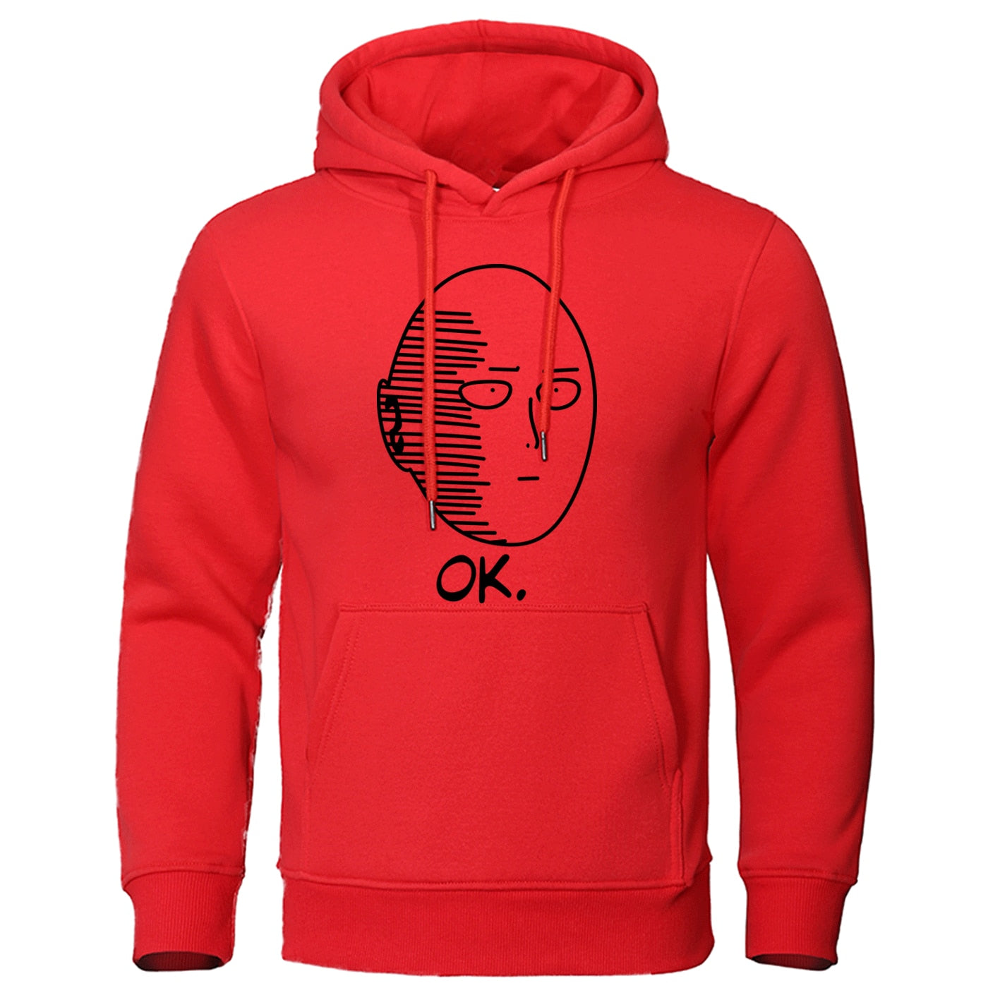 Mens Casual Hooded Sweatshirt One Punch Man Hoodie