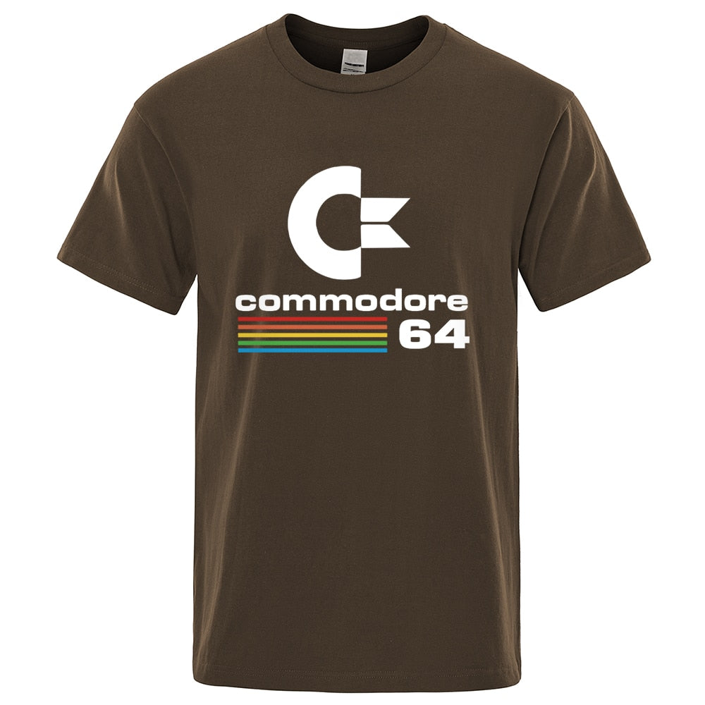 Mens Summer Commodore 64 Print T Shirt