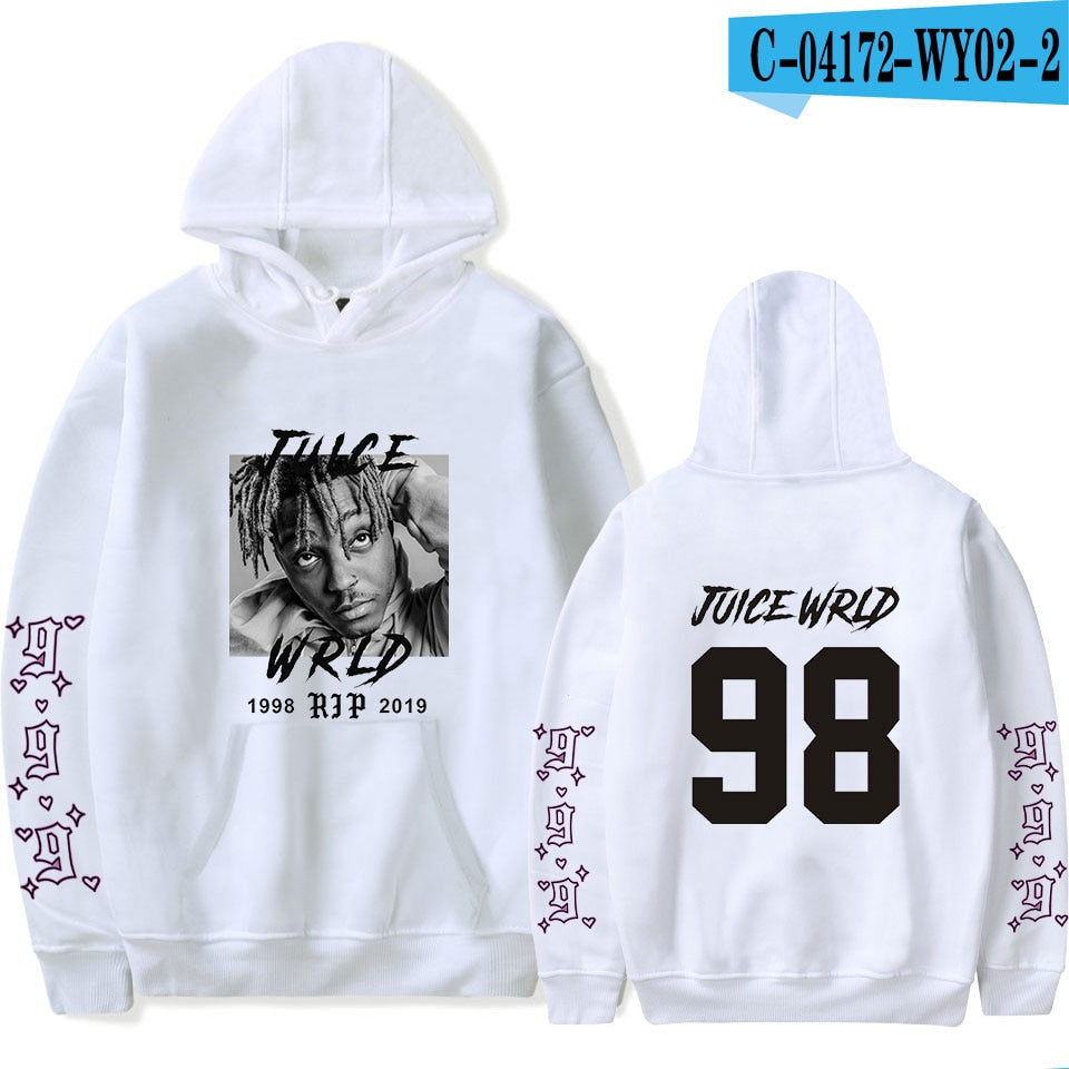 Unisex Juice WRLD Hooded Sweatshirts Hip Hop Fashion