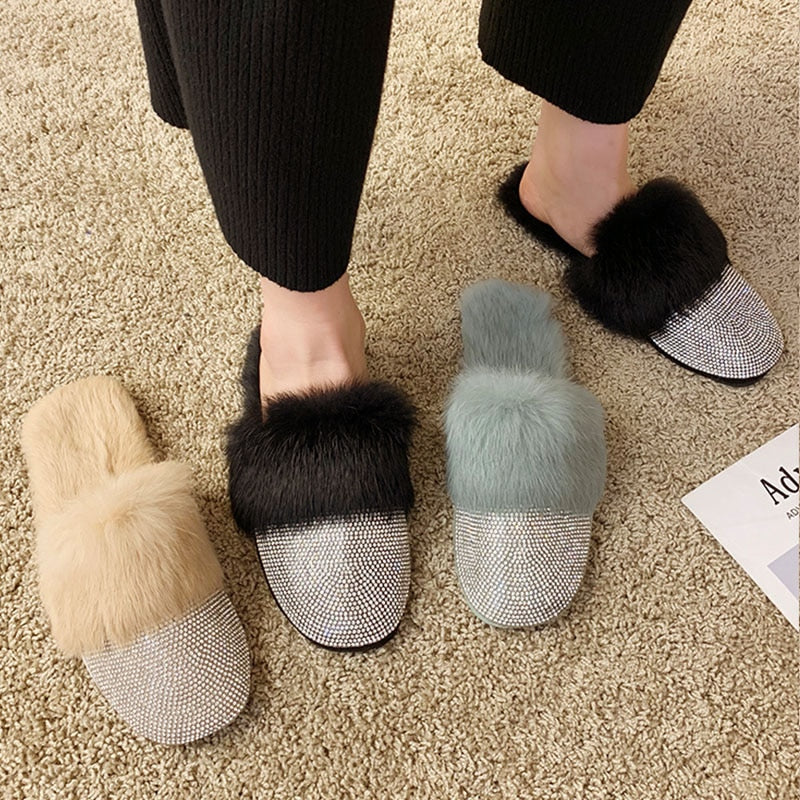 Big Size Slippers Female Ladies Designer Shoes