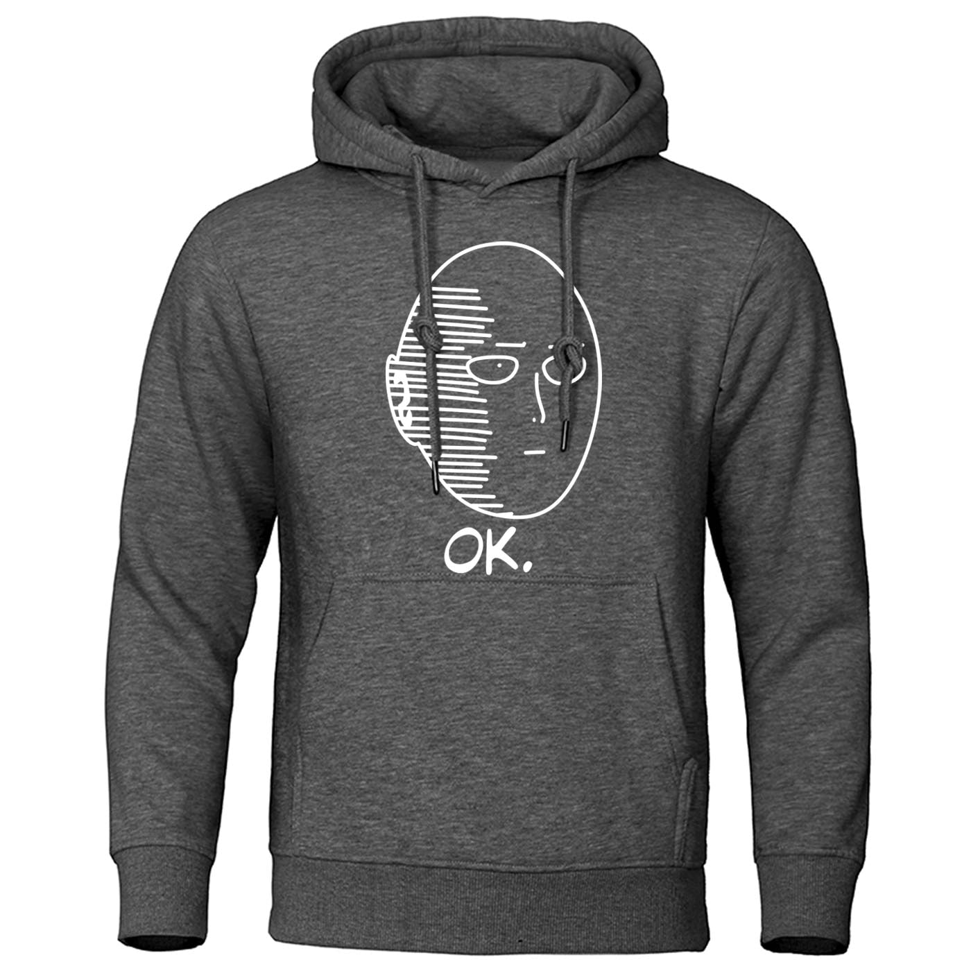 Mens Casual Hooded Sweatshirt One Punch Man Hoodie