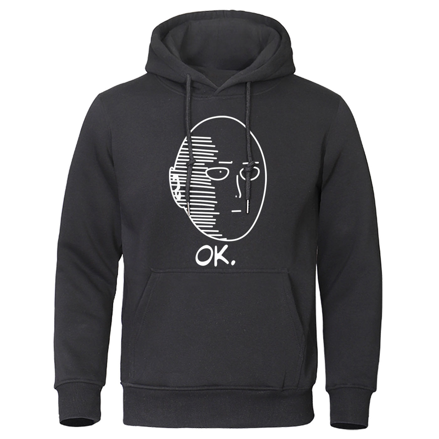 Mens Casual Hooded Sweatshirt One Punch Man Hoodie