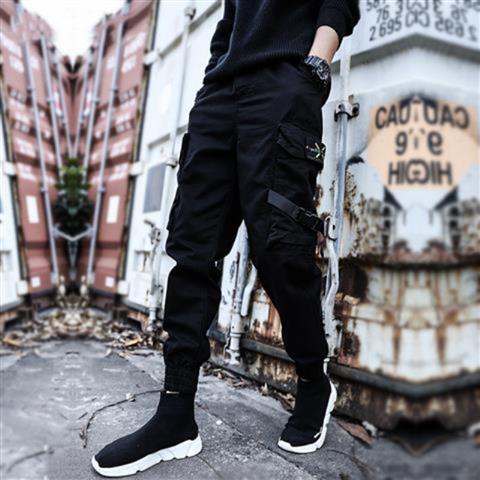 Men Pocket Cargo Pants Casual Jogger Fashion