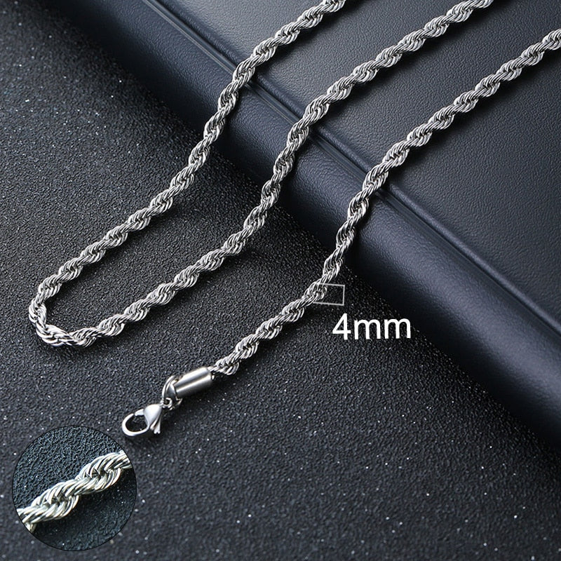 Vnox Cuban Chain Necklace for Men