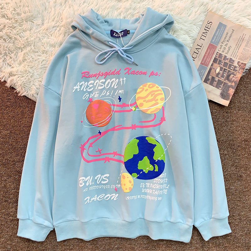 Womens Letter Printing Autumn New Fashion Streetwear