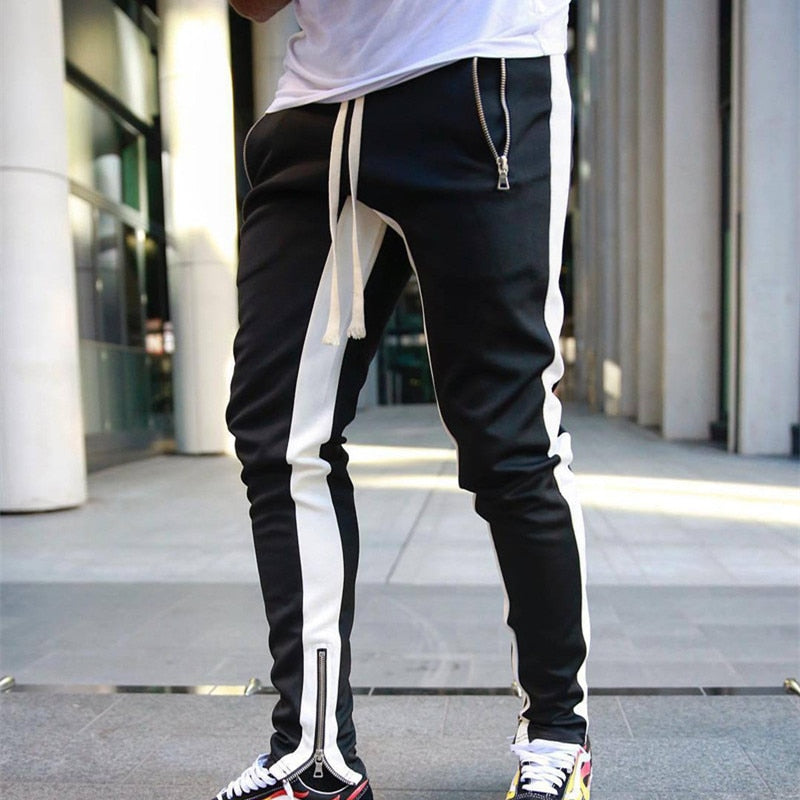 Men Casual Pants Sportswear Tracksuit Bottoms