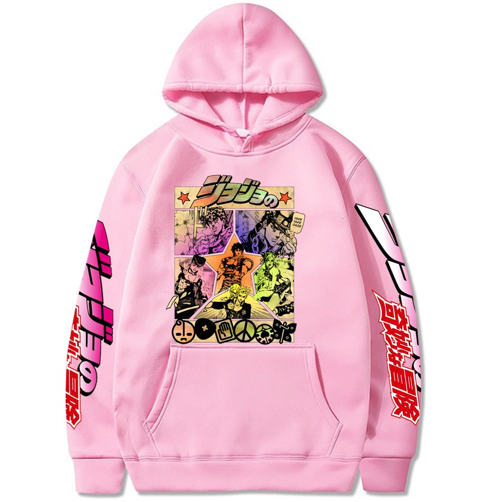 Harajuku JOJO's Bizarre Adventure Unisex Hoodie