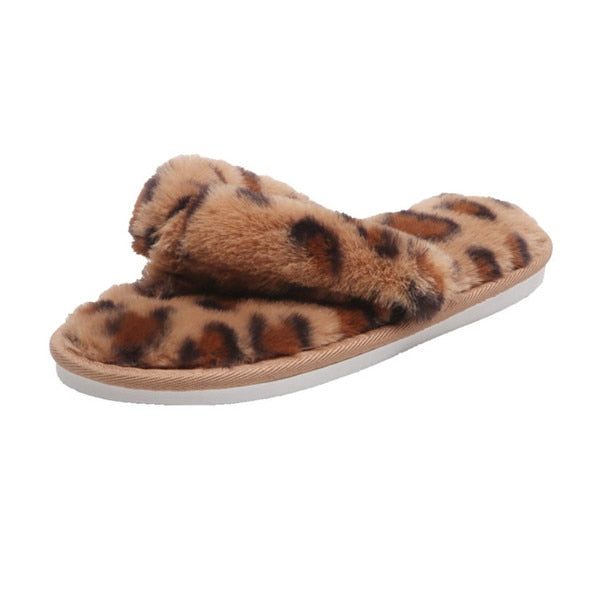 COOTELILI Woman Warm Platform Slippers