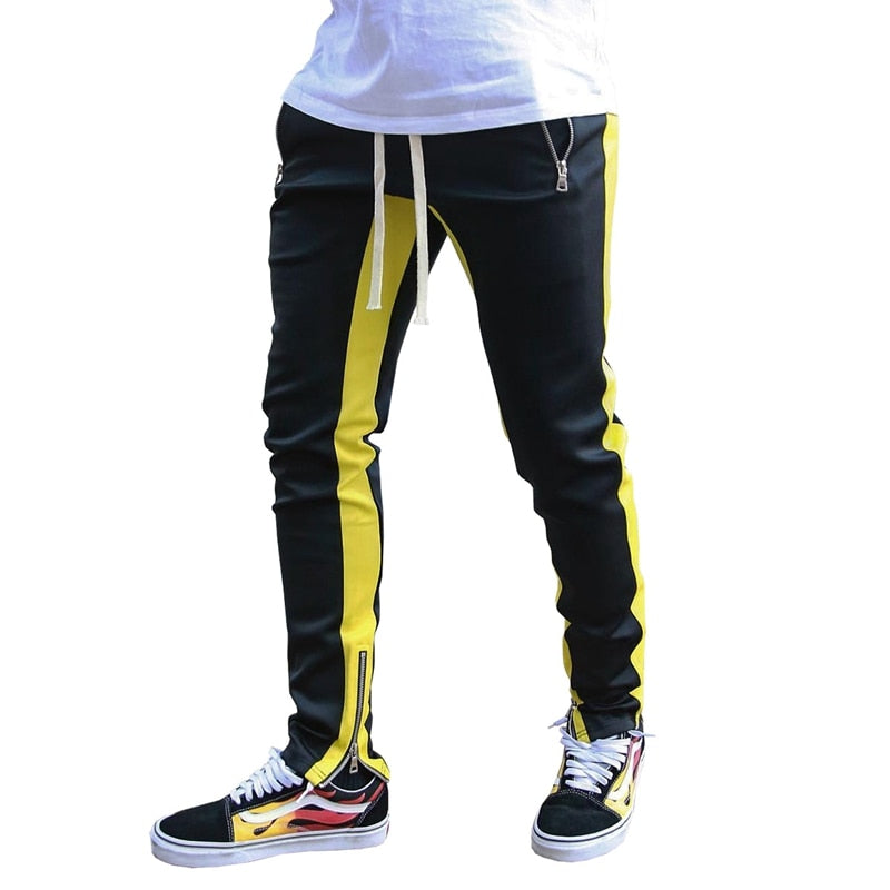 Men Running Pants With Zipper