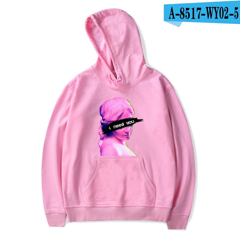 Men's Vaporwave Aesthetics Graphic Hoodie