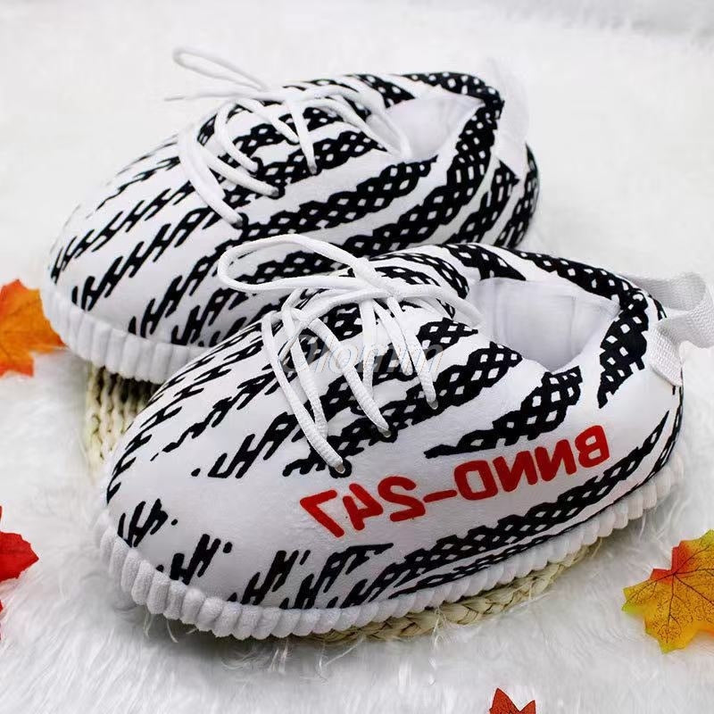 Basketball Slipper Winter Slippers Sneaker Slippers  Home Slippers Men/Women House Floor Sliders Indoor Slides Funny Slippers