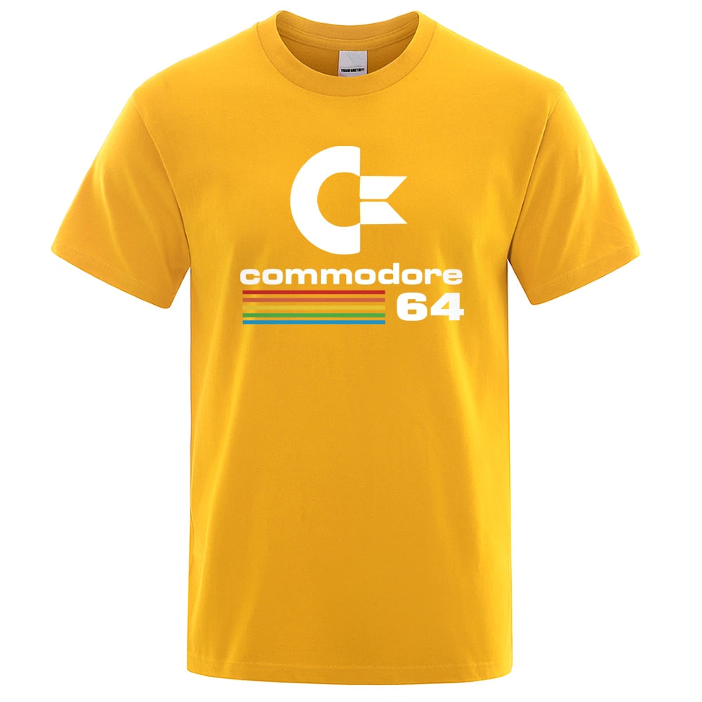 Mens Summer Commodore 64 Print T Shirt